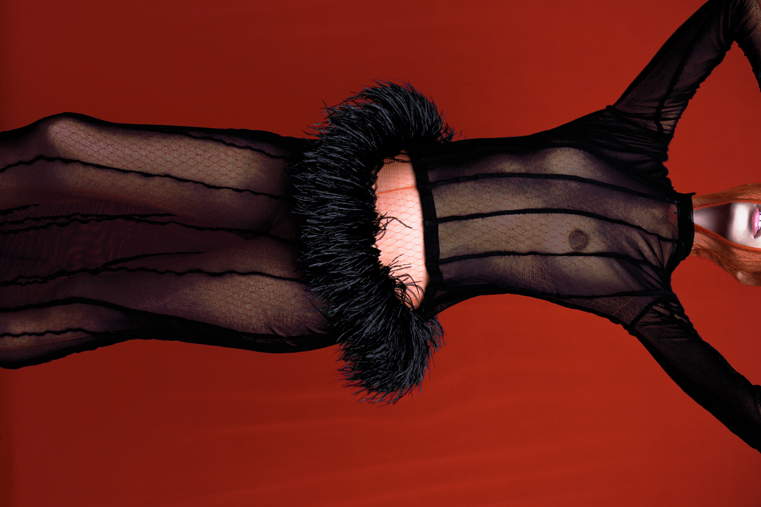 Read more about the article LADY IN RED, BLUE AND BLACK