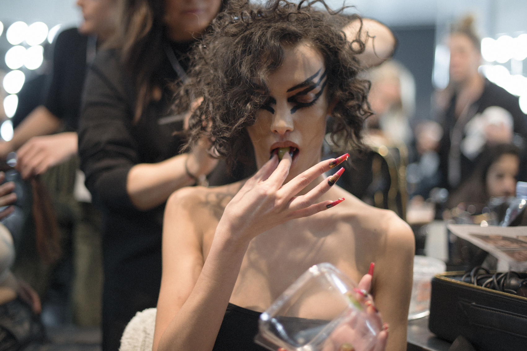 #NYFW BACKSTAGE AT NAMILIA FW20